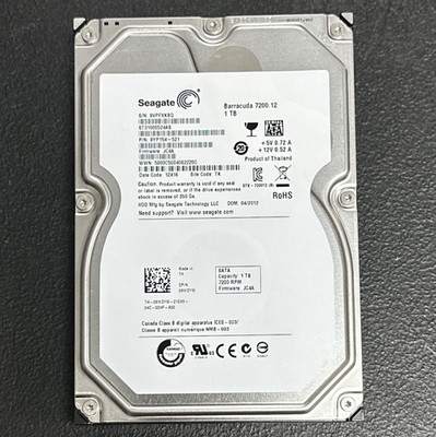 Seagate Barracuda 1TB SATA III 32MB 3.5'' 7200RPM HDD ST31000524AS