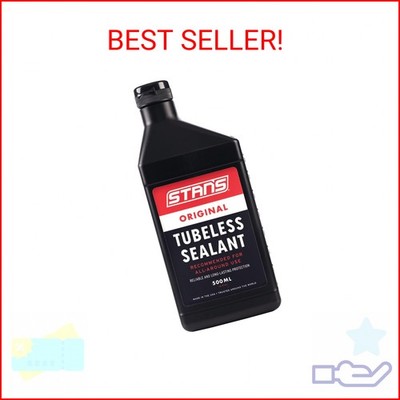 Stan's NoTubes Tire Sealant (500ml), Long Lasting Flat Prevention, Ultra Fast Se
