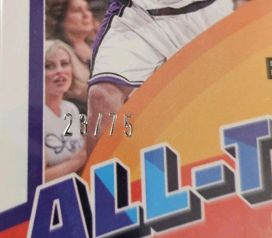 2023-24 MIKE BIBBY 23/75 AUTO PANINI CONTENDERS OPTIC BLUE ALL TIME AUTOGRAPHS - image 3 of 3