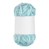 Samt Chenille Garn Dickes Flauschiges Klobiges Garn (BlassgrüN, 87,5 Yards/80M)