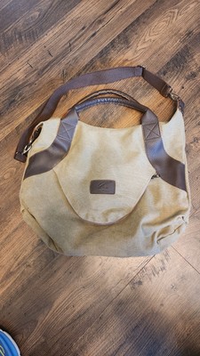 K2 Classic Fashion Hobo Totes Bag - Large Canvas / Leather Tote