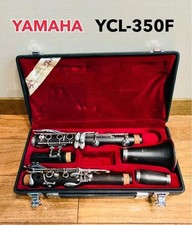 Yamaha YCL-350F Bb Clarinet w Vandoren Mouthpiece Hard Case Tested Japan