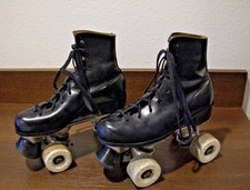 Riedell Sure-Grip Super X SZ 6 W/ RC Medallion Plus Wheels Black Roller Skates