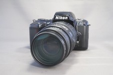 Nikon F-601 N6006 35mm Film Camera Sigma 70-300mm DL Macro Lens JAPAN 234