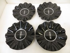 Lincoln Aviator 2020-2024 Black Center Caps - Set Of 4 - Lc5c-1a096-cb - Oem