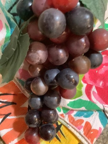 Artificial Grape Cluster Decor - Multi Color Set