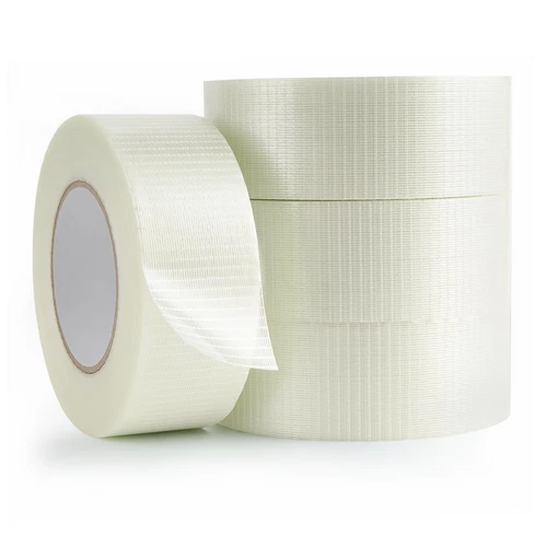 Filament Strapping Tape, 2 Inches, 4 Pack, 60 Yards Each (240 Total Yards) Reinf - Picture 1 of 7