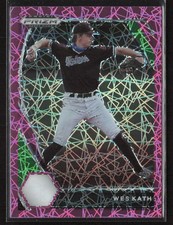 Wes Kath 2021 Panini Prizm Draft Picks #PDP57 Pink Velocity Prizm