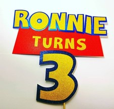 Toy Story Inspired Cake Topper Personalised