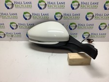 2014 PEUGEOT 2008 MK1 O/S DRIVERS SIDE WING MIRROR IN WHITE - 2B