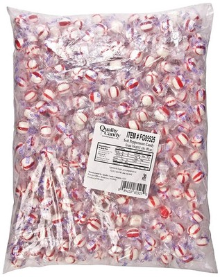 King Leo Soft Peppermint Flavor Puffs, Diet-Friendly, Bulk Hard Candy (5 Pounds)