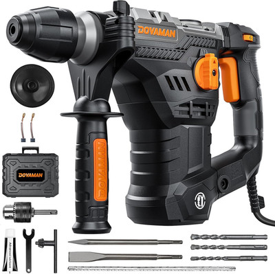 RH15A 1-9/16'' Sds-Plus Rotary Hammer Drill, 12.5Amp Heavy Duty Rotary Hammer wi