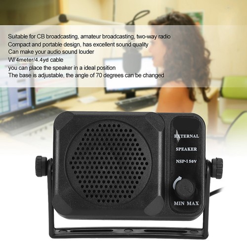 External Speaker Car Radio External Speaker Mini External Speaker - Zdjęcie 8 z 12