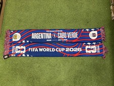 FIFA World Cup 2026 Argentina vs Cape Verde Match Scarf
