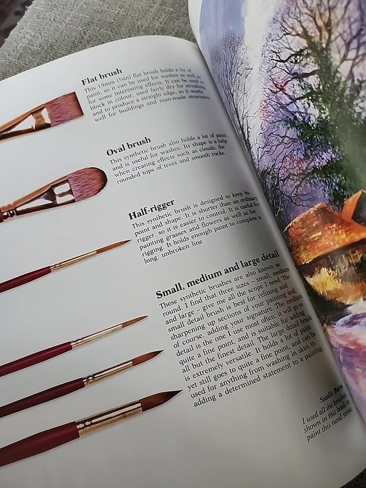 Painting INSTRUCTION TUTORIAL Brush with Acrylics Painting the Easy Way BOOK - Image 4 of 4