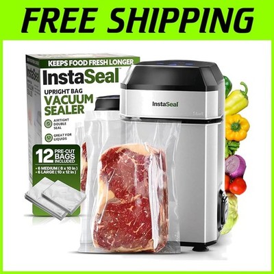 Prevent Freezer Burn with Insta Seal Food Vacuum Sealer-/-