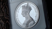 2021 2oz Gothic Crown Portrait Great Engravers Silver Proof Coin NGC PF69 RARE