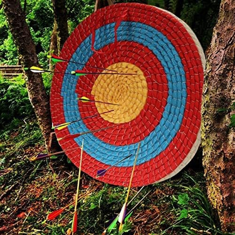 Archery Targets Traditional Solid Straw round Archery Target Shooting Bow Colour