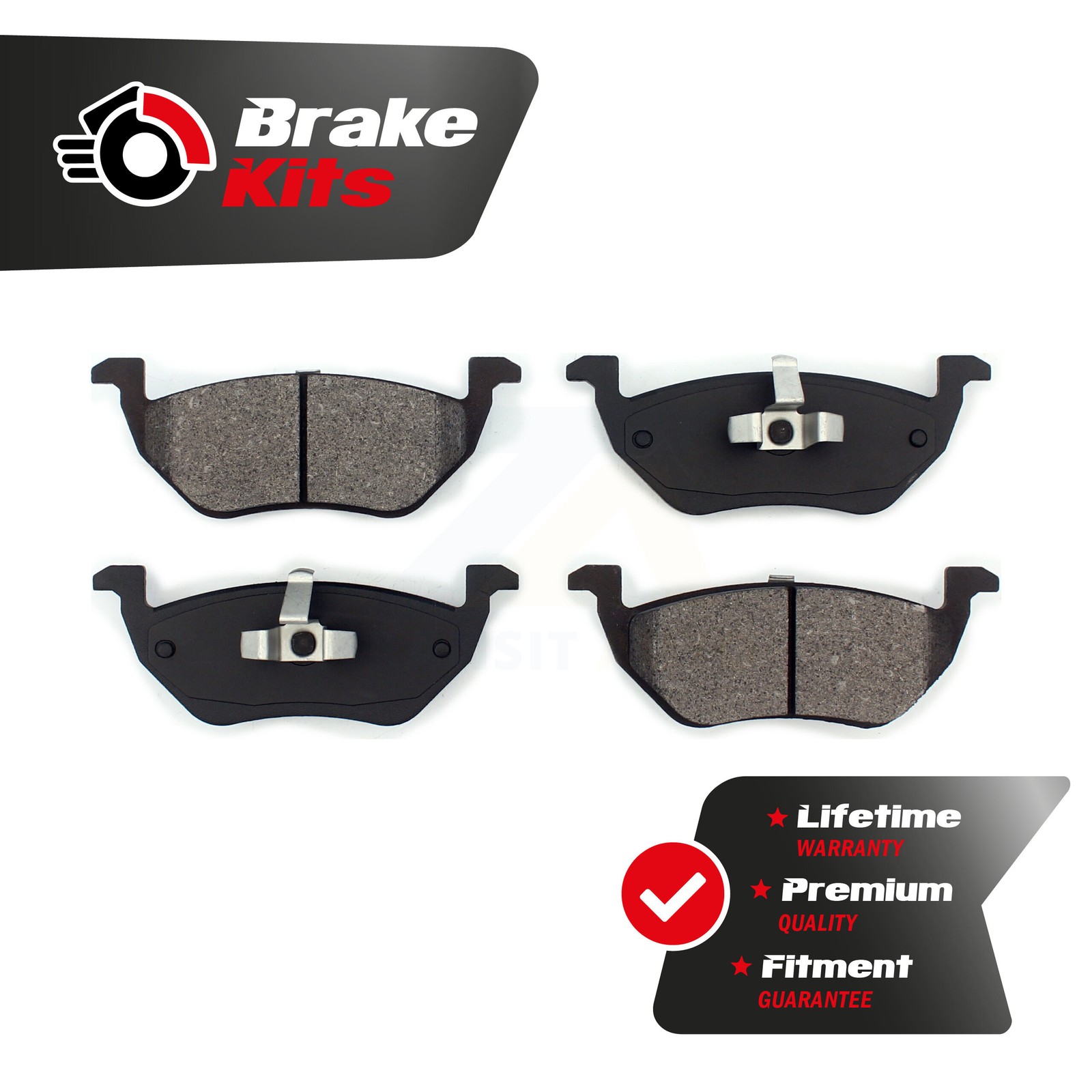 Rear Semi-Metallic Brake Pads For 2005-2010 Ford Escape 2005-2011 Mazda Tribute