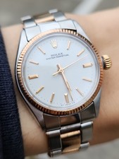 Rolex Oyster Perpetual 31 Rose Gold/Stainless | Fluted Bezel | Sigma Dial 