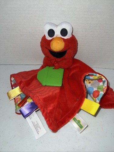 Baby Lovey Elmo Plüsch Beißring Sicherheitsdecke Sesamstraße Etiketten Bright Starts - Bild 7 von 7