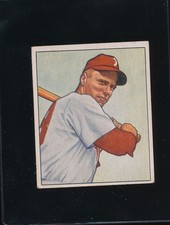 1950 Bowman Richie Ashburn #84 - Phillies - VgEx+ - D4789