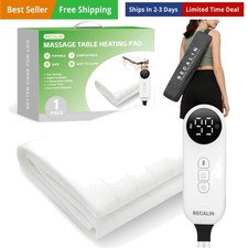 Massage Table Warmer Heating Pad Professional SPA Massage Bed Warmer with 9 H...