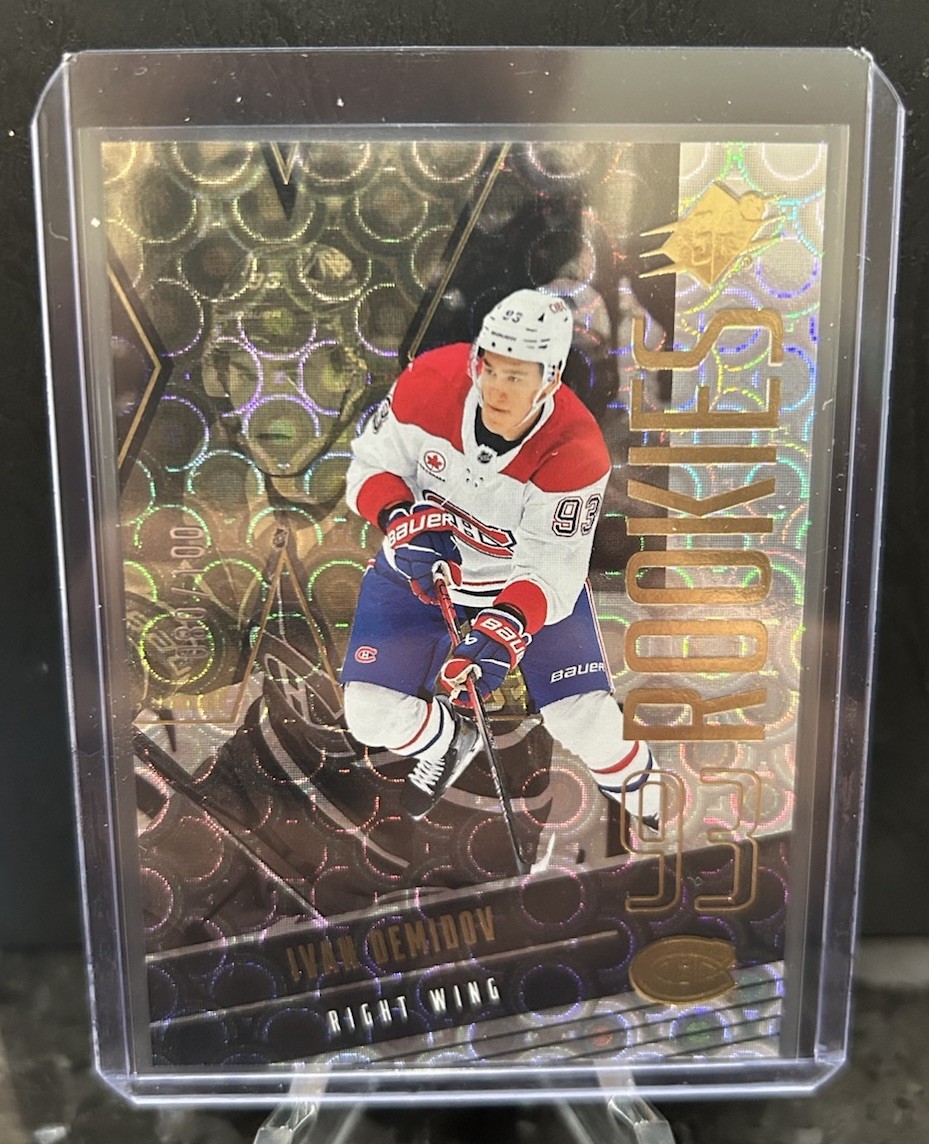 2025-26 Upper Deck SPX Hockey Ivan Demidov Canadiens Radiance /100 Rookie RC