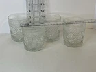 Vintage Set Of 4 Anchor Hocking Wexford Clear Old Fashioned/Rocks Juice Glasses