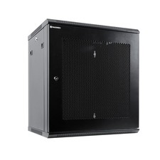 RackPath 12U Wall Mount Server Cabinet Network Rack Enclosure, Quiet Cooling Fan