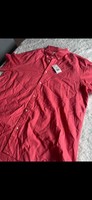 F&F The Oxford Men's Red Oxford Button-Down Shirt Short Sleeve 2XL NWT