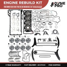 Engine Rebuild Kit Timing Kit Bearing Pistons Set For Bmw X5 X6 N63b44a 4.4l