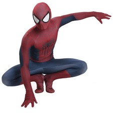 The Amazing Spiderman Jumpsuit Spider-man Cosplay Suit Costume Halloween Kid New