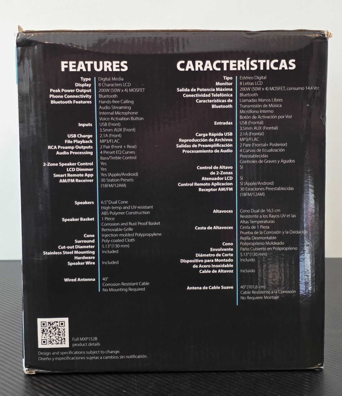 Dual Electronics MXP152B Marine Radio Digital Media Receiver 6.5-inch Speakers