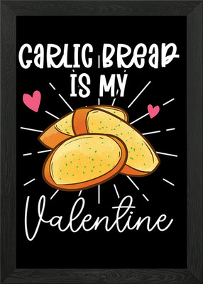 Garlic Bread Gift Framed Wall Art Poster Canvas Print Picture
