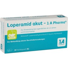 LOPERAMID akut-1A Pharma Hartkapseln 10 St. PZN 01338066