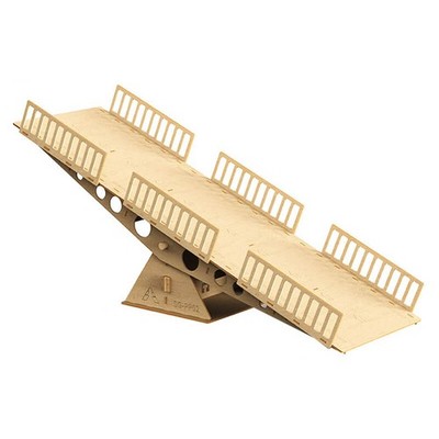 Fastrax Holzbrett Kletterwippe Hindernis 185 x 600 x 262 mm
