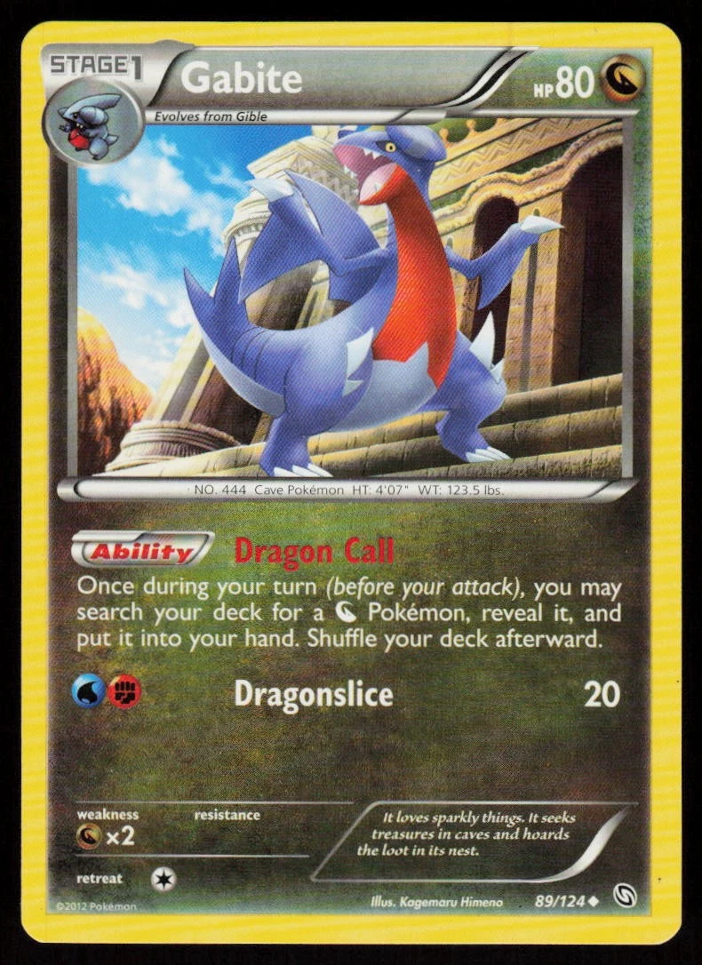 Gabite Pokemon Card for sale | eBay