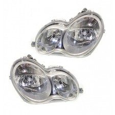 For Mercedes-benz C240c320 2005 Headlight Driver Passenger Side Pair For Mercedes-benz C240c320 2005 Headlight Driver Passenger Side Pair