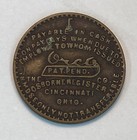Weeksbury, KY Kentucky Coal Scrip Token - Elkhorn Piney Coal Mining - 1 Cent — photo 2