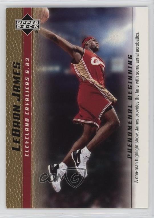 2003-04 Upper Deck Phenomenal Beginning Box Set Gold LeBron James Rookie RC 06ab