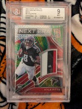 oBo. 2021 Panini Spectra - Next Era Kyle Pitts #NE-KP Meta Prizm /25 (MEM, RC)