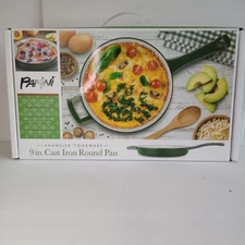 9 Inch Cast Iron Round Pan New In Box