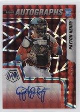 2022 Panini Mosaic Rookie Choice Fusion Prizm Payton Henry #RAM-PH Auto 0s1o