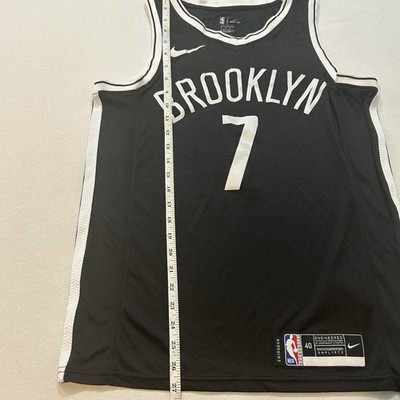 Nike Kevin Durant #7 Brooklyn Nets Swingman Jersey Black Men's