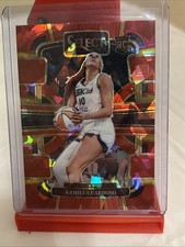 2024 Panini Select WNBA - Concourse Kamilla Cardoso #33 Red Ice Prizm (RC)
