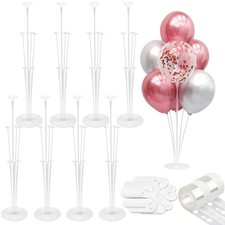 Balloon Stand kit 8 Sets 22 Pcs Balloon Stands for Table Decorations for Part...