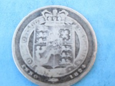 1824 George IV Silver Shilling Nice Collectable Condition 1/-