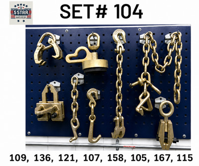 Set#104 Auto Body Frame Machine 8 Piece Clamps and Tools Combo Deal Repair Tool