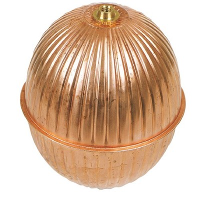 Jones Stephens 4 In. x 5 In. Copper Float Ball  C05041 Jones Stephens C05041 4''
